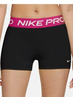 Women's Nike Pro Short - Black and Pink - Large - NWT!